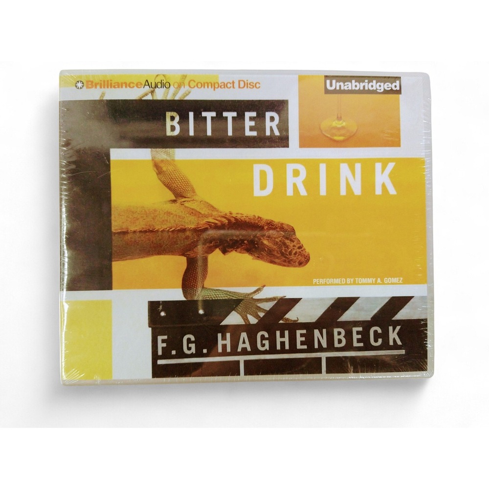 Bitter Drink Audiobook CD F G Haghenbeck Unabridged Crime Noir‎ Mystery NEW